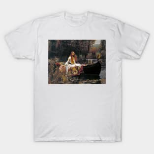 The Lady of Shalott John William Waterhouse Art Print 1888 Pre-Raphaelite T-Shirt